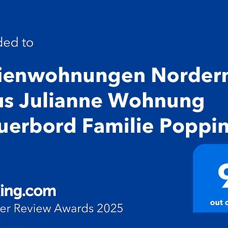Apartamento Haus Julianne Steuerbord Familie Poppinga